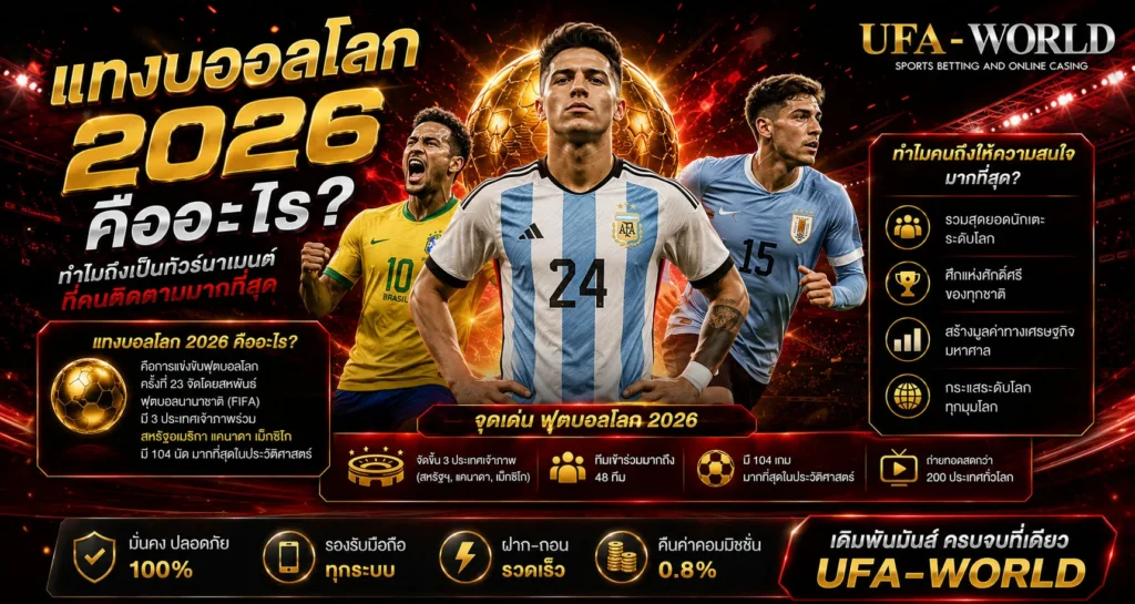แทงบอลโลก 2026 คืออะไร