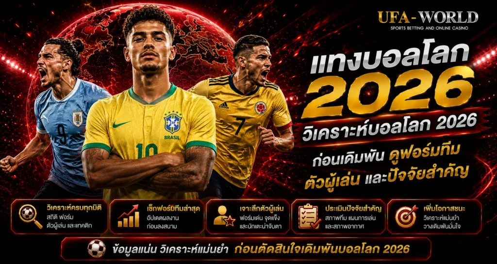 วิเคราะห์บอลโลก 2026 ก่อนเดิมพัน