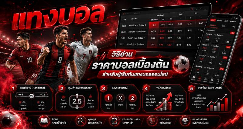 วิธีอ่านราคาบอล